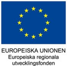 Loggan av Europeiska regionala utvecklingsfonden.
